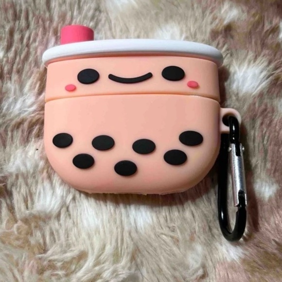 Other - NWT Cute Cartoon Milk Tea or Boba Tea Protective Case For Apple AirPods Pro